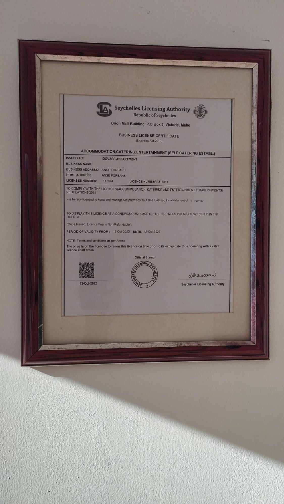 Dovass Self Catering Apartments Takamaka Εξωτερικό φωτογραφία